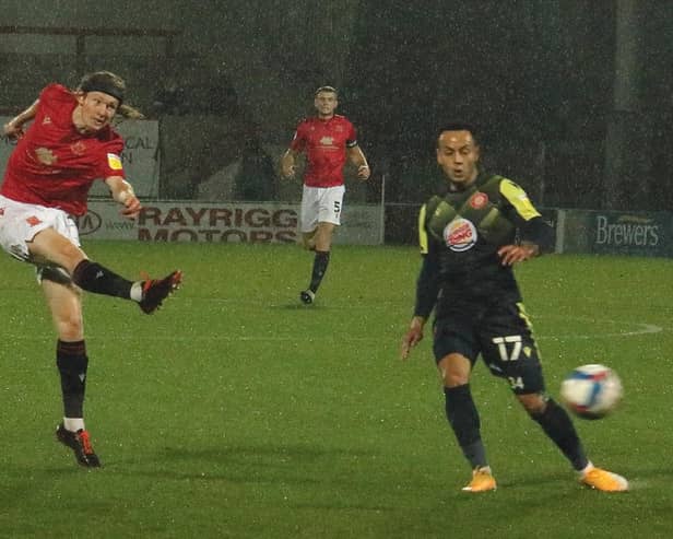 Morecambe's Freddie Price is back in training
