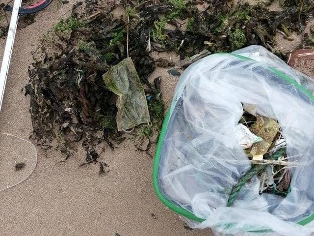 Discarded PPE was found in large amounts on Fylde coast beaches in 2020.