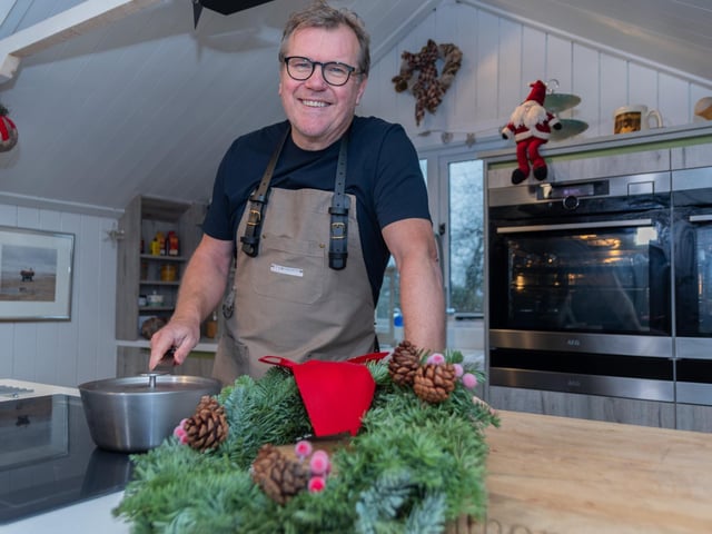 Nigel pictured in his development kitchen where the Shed Sessions are filmed