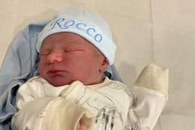 Rocco James Glynn Berry was born at 3:34 am on December 25