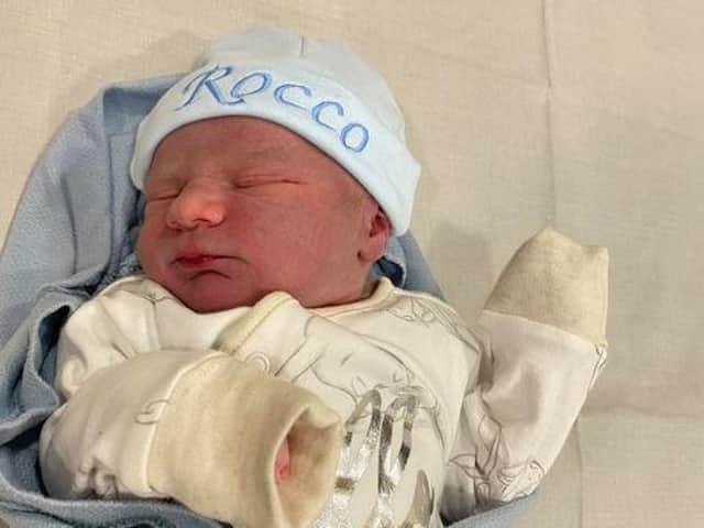 Rocco James Glynn Berry was born at 3:34 am on December 25