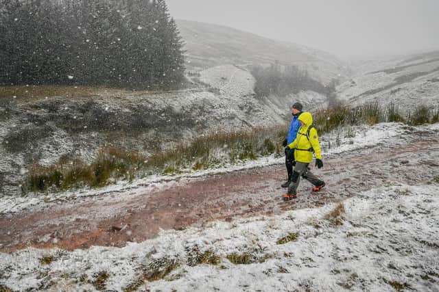 The Met Office has issued a yellow weather warning for snow and ice