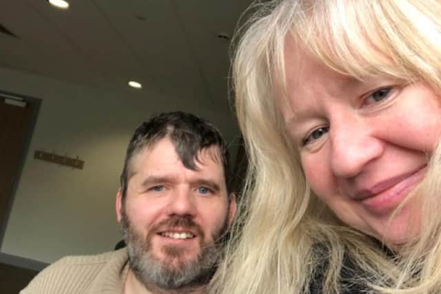 A second socially distanced visit for Lee and Petra at the centre