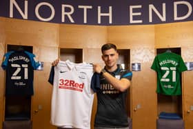 Jayson Molumby after signing for Preston North End on loan