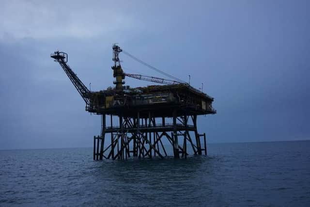 Spirit Energy's DP3 gas rig is one of two which will be removed from Morecambe Bay