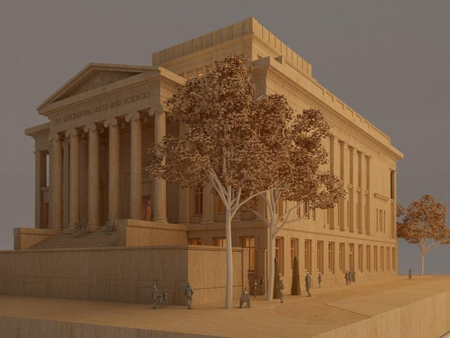 A model of how the museum could look