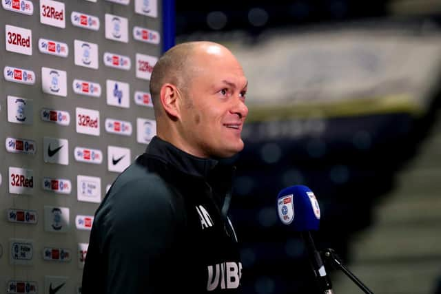 Preston North End manager Alex Neil