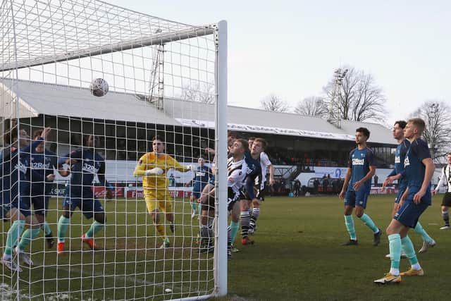Connor Hall opens the scoring for Chorley