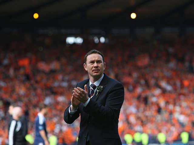 Derek Adams took Ross County to the Scottish Cup final in 2010  Picture: Getty Images