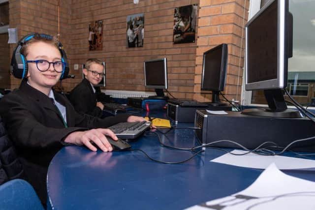 Pupils at Priory Academy who have key worker parents are learning in school