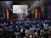 The ceremony for the BIBAs at the Blackpool Tower Ballroom