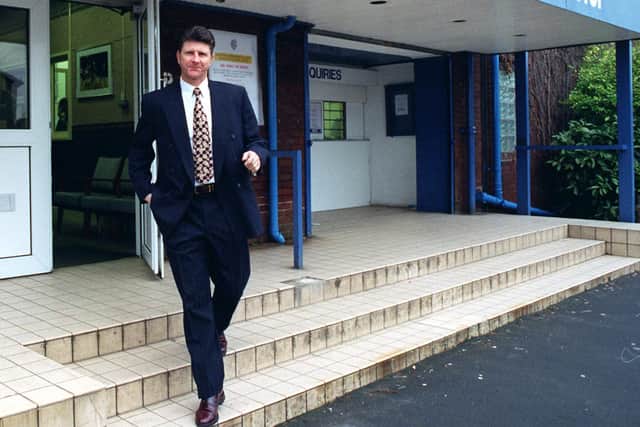 Gary Peters on the day he was replaced as Preston North End manager by David Moyes