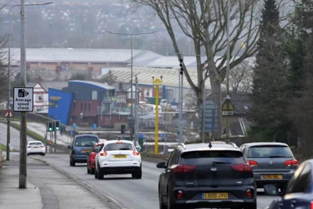 London Road was the first average speed camera zone to go live in March 2017.