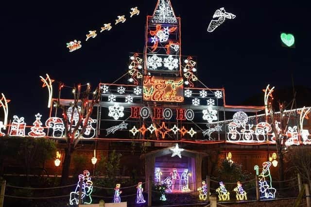 Ablaze with lights and glowing with Christmas cheer, the family's home in Valentines Meadow, Cottam has become a must-see festive spectacle for families across Lancashire