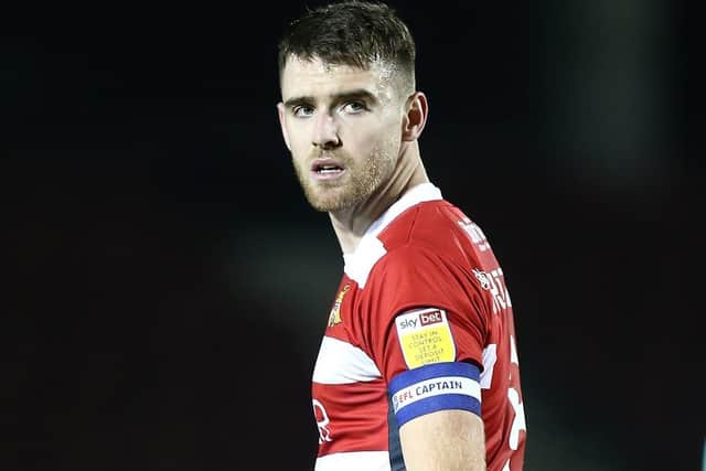 Ben Whiteman in action for Doncaster Rovers