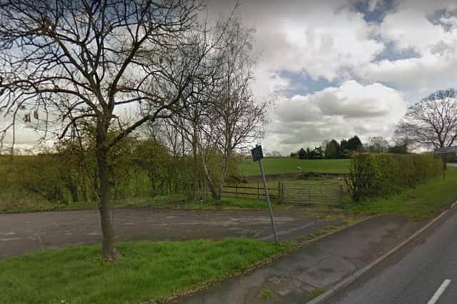 A view across the proposed site for 100 new homes on the edge of Bilsborrow, off the A6 Garstang Road (image:  Google Streetview)