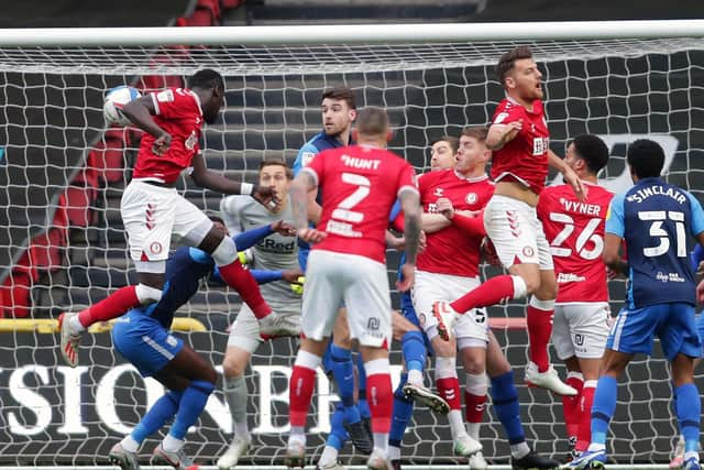 Famara Diedhiou heads Bristol City into the lead against Preston North End at Ashton Gate