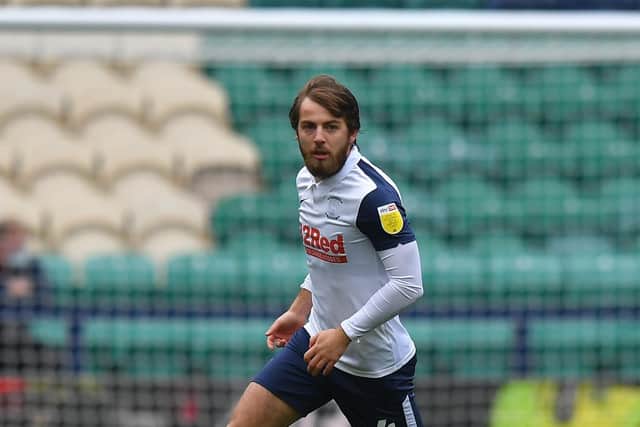 Preston North End midfielder Ben Pearson
