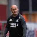 Preston North End manager Alex Neil on the touchline during the defeat to Breisto, City