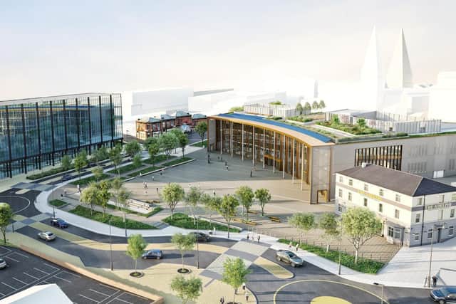 Artist's impression of the new look UCLan campus