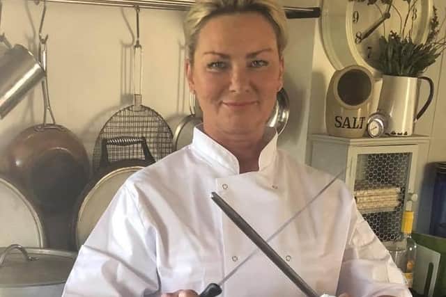 Chef Jayne Pimbley is cooking a range of hot, nutritious children’s meals