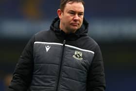 Morecambe manager Derek Adams