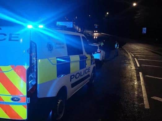 Police were forced to close Southport Road near Ackhurst Lodge for a second time in less than a week last night