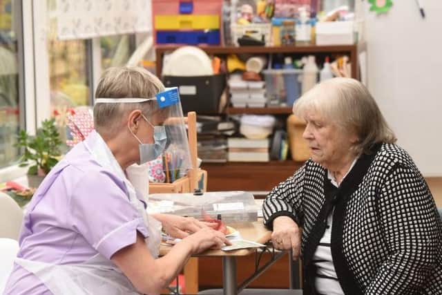 Residents at Brookside Care Home have also started receiving their vaccines
