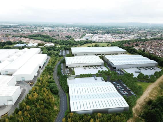 A proposed new logistics and industrial hub in Farington, Lancashire, has been approved.