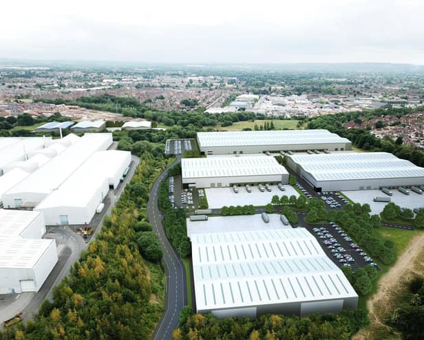 A proposed new logistics and industrial hub in Farington, Lancashire, has been approved.