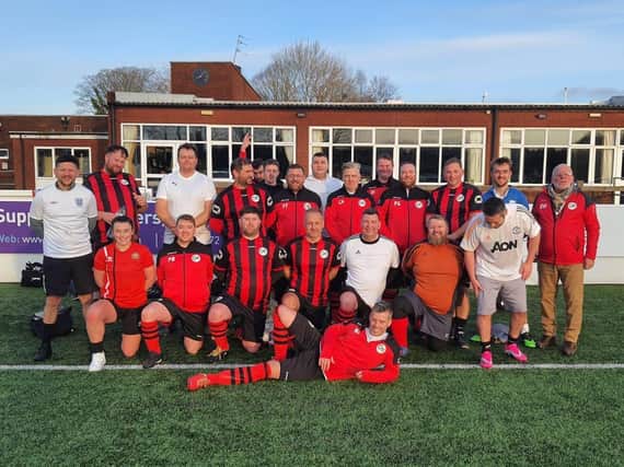 An Old Knackers FC team photo (Ammon McNamara Photos)