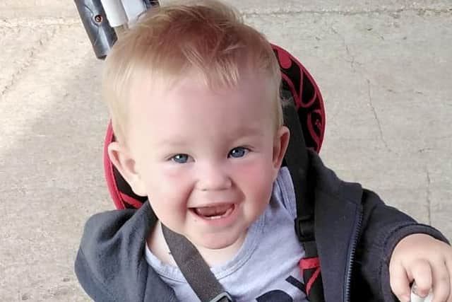 18-month-old Rowan Hunter was attacked by a rat in his bed
