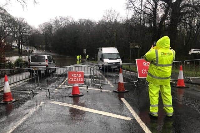 The road remains closed after being deemed unsafe.
