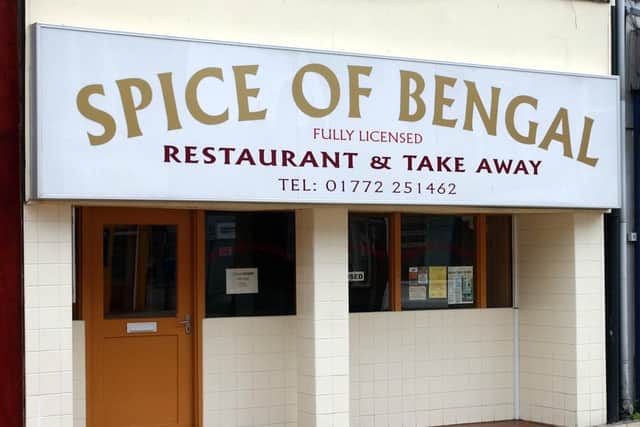 Spice of Bengal, Friargate, believed to be Preston’s first Indian restaurant