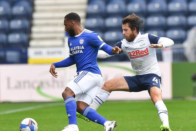 Preston North End midfielder Ben Pearson