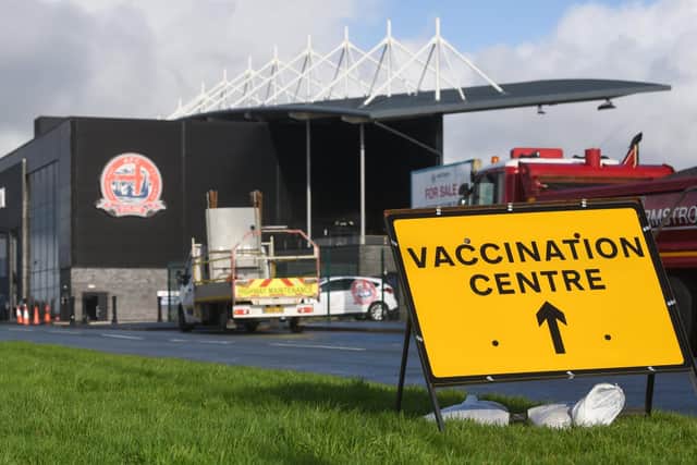 The Covid vaccination centre at Mill Farm will run daily from 8am to 8pm