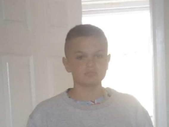 Ryan Duxbury (pictured) is described as white, 5ft 5in tall of stocky build, with mousy brown hair. (Credit: Lancashire Police)