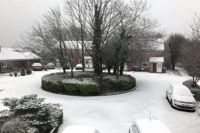 Georgia Croskell sent in this snowy scene