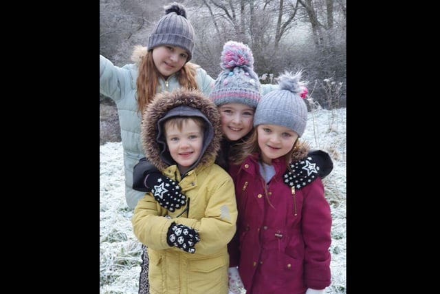 Wrapped up warm to enjoy a snow day!