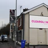 Impression of how the advertising board would look (Image: Clearglow)