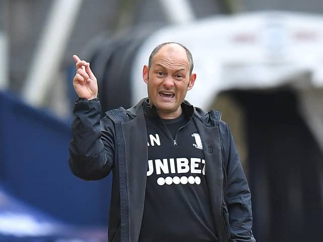 PNE manager Alex Neil on the touchline during the 0-0 draw with Reading at Deepdale