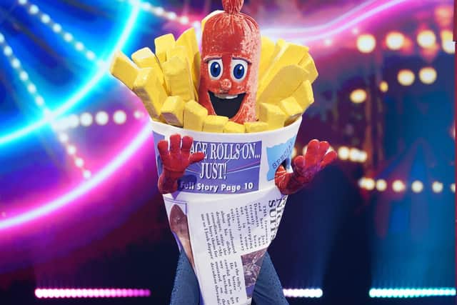 Sausage from ITV's The Masked Singer
Picture: ITV