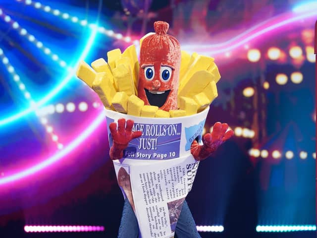 Sausage from ITV's The Masked Singer
Picture: ITV