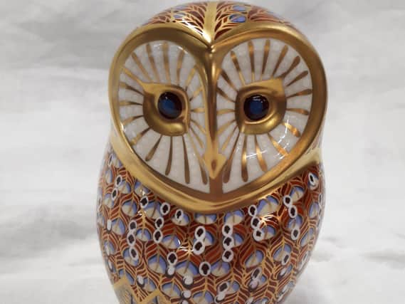 This beautiful creature is a splendid example of the company’s delicate workmanship and decoration