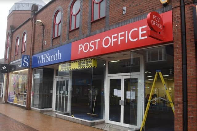 The post office was based in WH Smith on Market Street until earlier this month