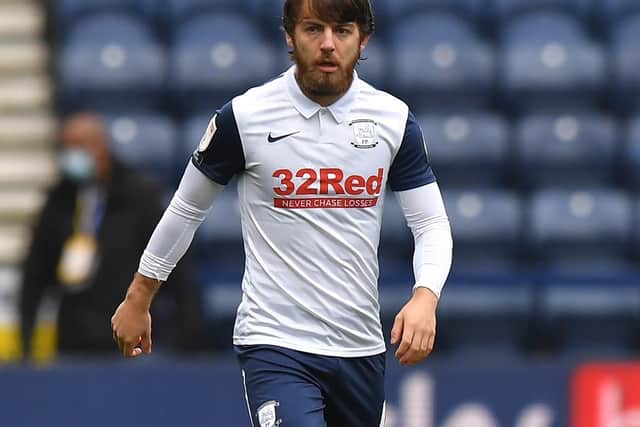 Ben Pearson in action for PNE.
