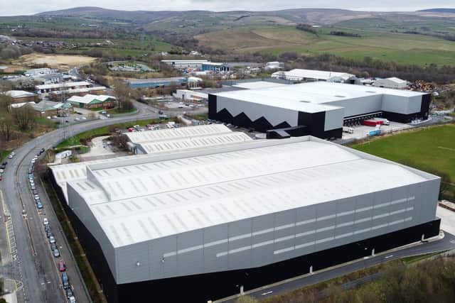 Boohoo's distribution centre in Burnley