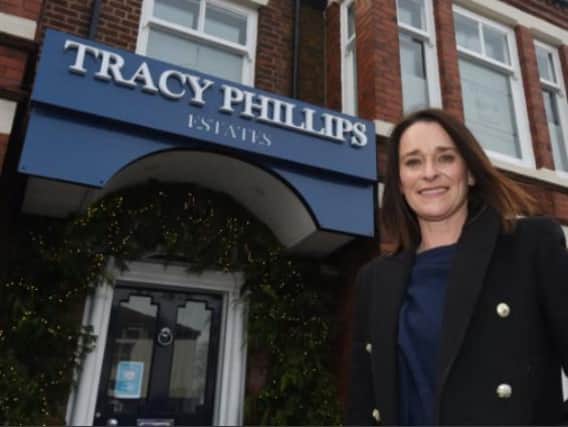 Tracy Phillips says estate agents have been 'very, very busy.'