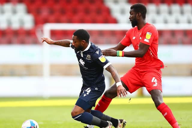 Yann Songo'o was sent off just before half-time