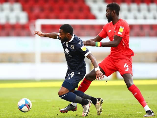 Yann Songo'o was sent off just before half-time